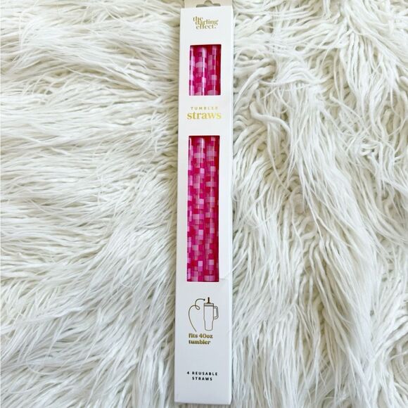 Set of Tumbler straws and toppers - Picture 4 of 6